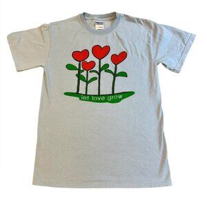 Let Love Grow Womens T Shirt Size Small